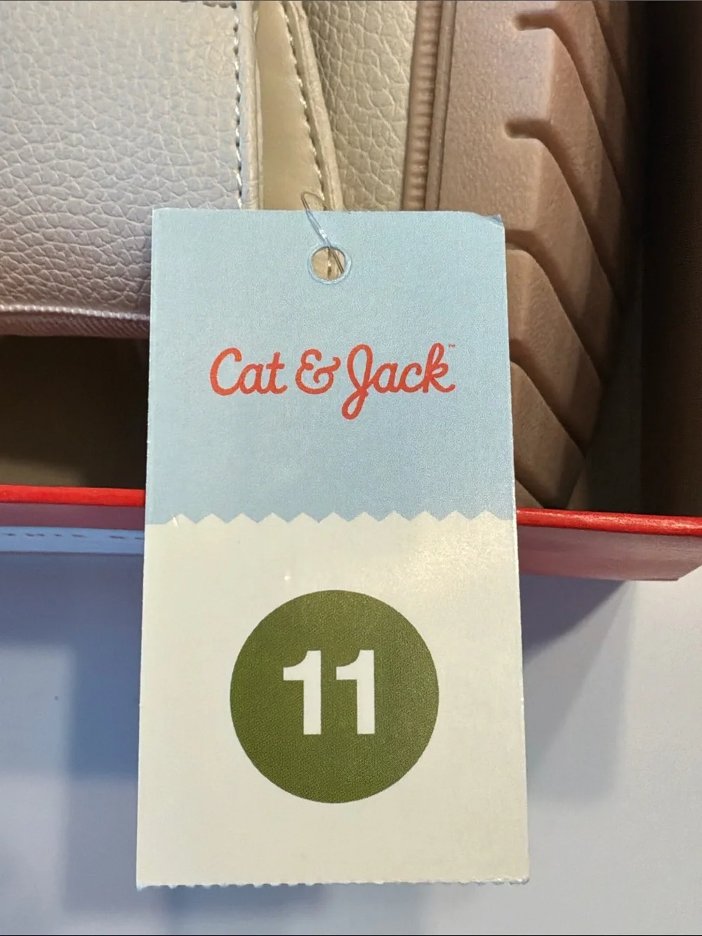 Cat & Jack Toddler Girl Evie Buckle Moto Cream Boots